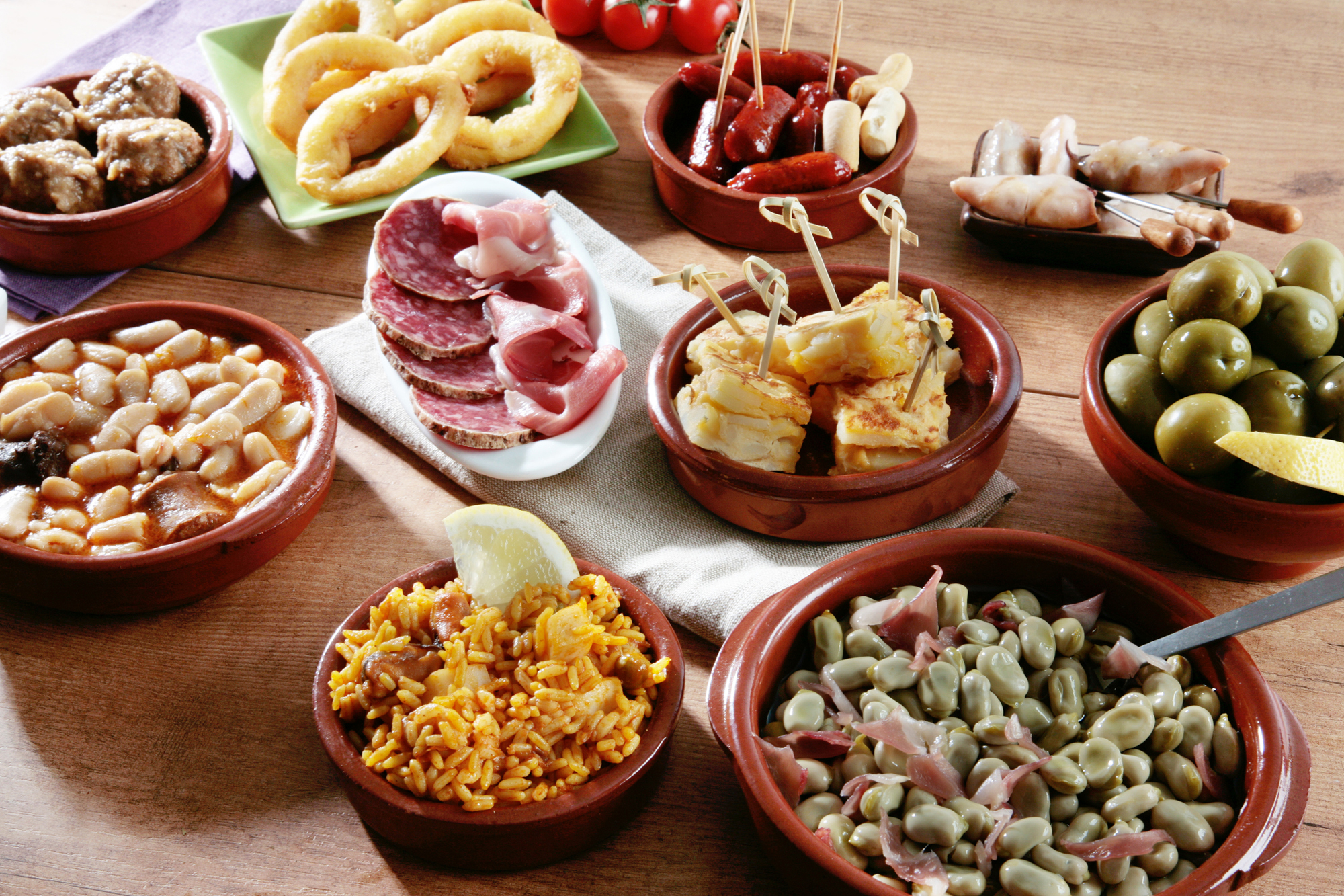 spanish tapas variety